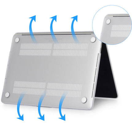 Funda rígida TechProtectus Colorlife para MacBook Pro 16.2" transparente ligera y resistente