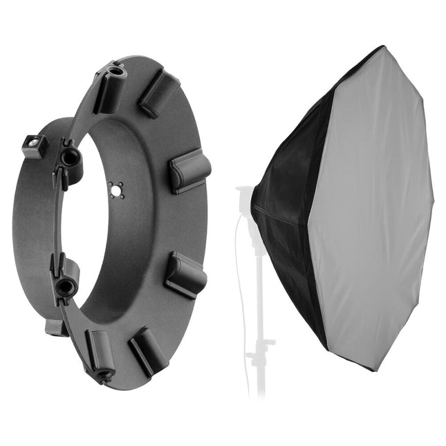 Raya Octa Softbox Kit con Speedring Montura Bowens para Octa Fluorescente 32 pulgadas