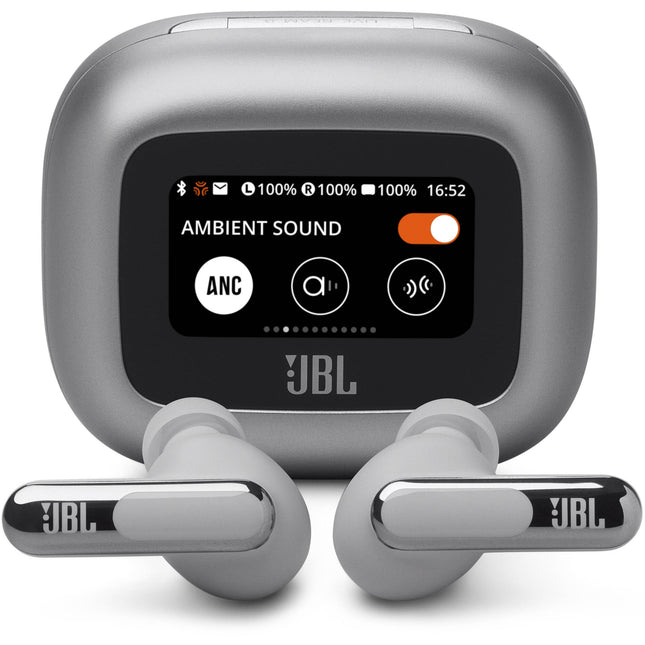 JBL Live Beam 3 Auriculares Inalámbricos True Wireless Plata 10 mm Drivers Cancelación Activa Ruido