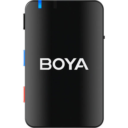 BOYA BOYAMIC Sistema de Micrófono Inalámbrico Doble 2.4 GHz 8GB Memoria