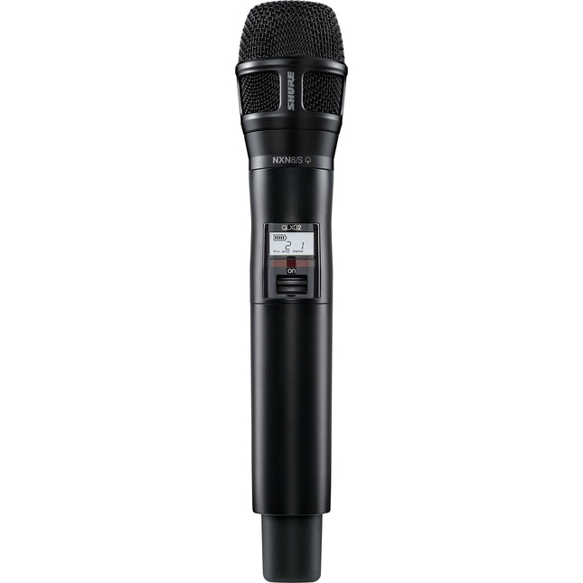 Shure QLXD2/N8S Micrófono Inalámbrico Digital Handheld 1680 Frecuencias 9 Horas Batería