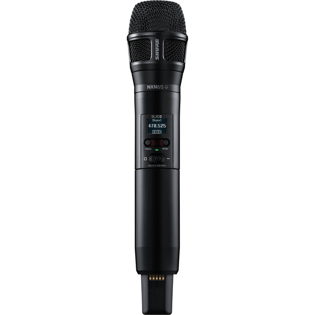 Shure SLXD2/N8S Transmisor Micrófono Inalámbrico Digital Supercardioide 470-514 MHz