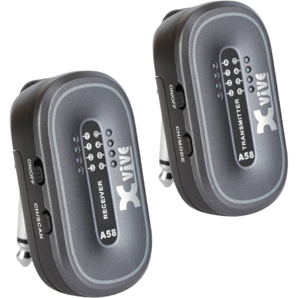 Xvive Audio A58 Sistema Inalámbrico para Guitarra 5 8 GHz 5 Horas Batería