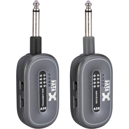 Xvive Audio A58 Sistema Inalámbrico para Guitarra 5 8 GHz 5 Horas Batería