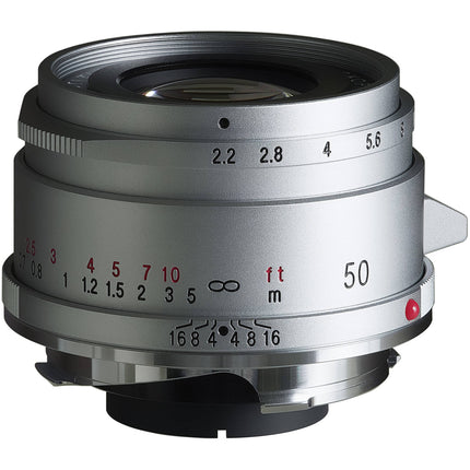 Voigtlander 50mm f2.2 Color-Skopar VM Lente para Leica M Compacta 39mm