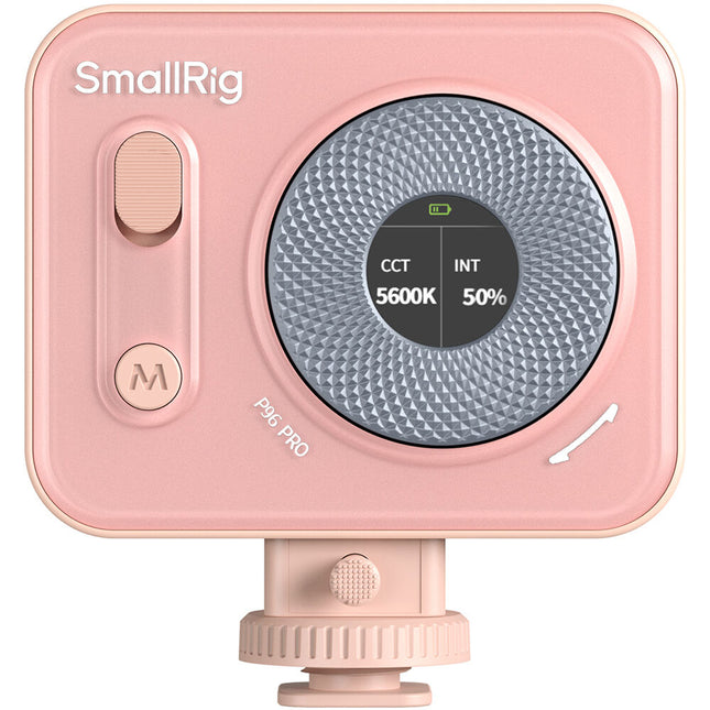 SmallRig Vibe P96 Pro Luz LED Vídeo Rosa Pantalla LCD 1500mAh USB-C