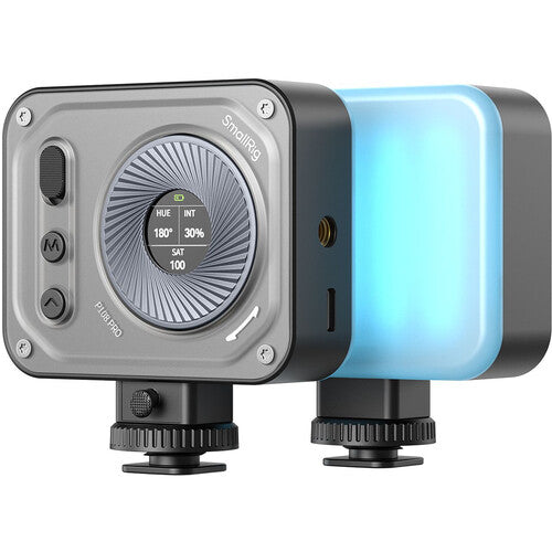 SmallRig Vibe P108 Pro Luz LED Mini para Video Pantalla LCD Batería 1500mAh