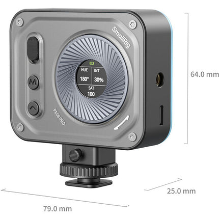 SmallRig Vibe P108 Pro Luz LED Mini para Video Pantalla LCD Batería 1500mAh