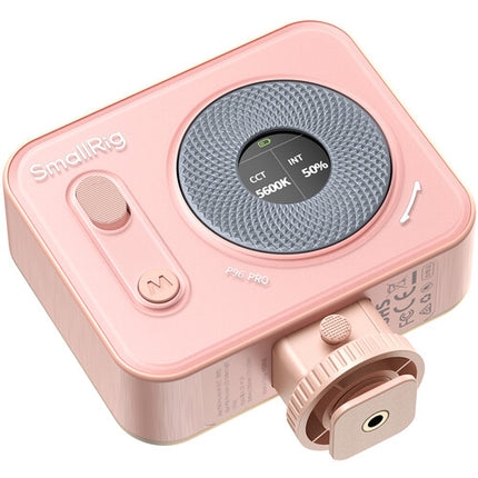 SmallRig Vibe P96 Pro Luz LED Vídeo Rosa Pantalla LCD 1500mAh USB-C