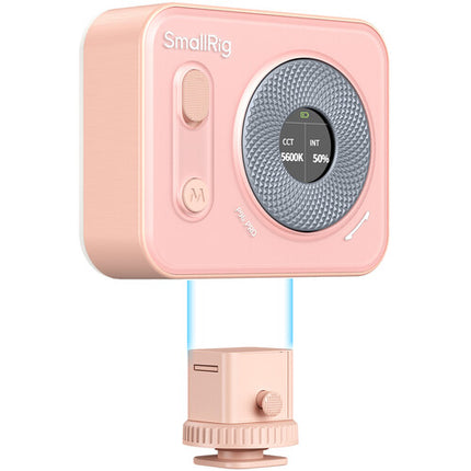 SmallRig Vibe P96 Pro Luz LED Vídeo Rosa Pantalla LCD 1500mAh USB-C