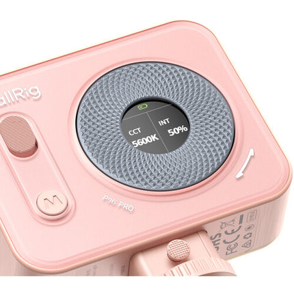 SmallRig Vibe P96 Pro Luz LED Vídeo Rosa Pantalla LCD 1500mAh USB-C