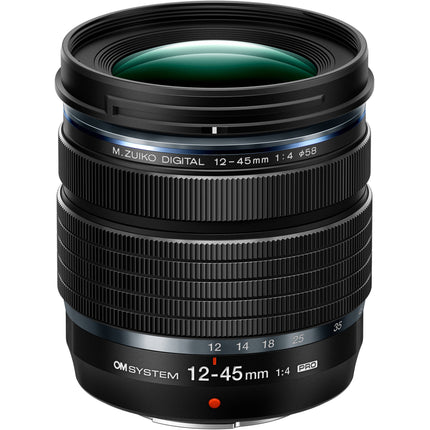 OM SYSTEM M.Zuiko Digital ED 12-45mm f/4 PRO Lente angular zoom compacta resistente al clima