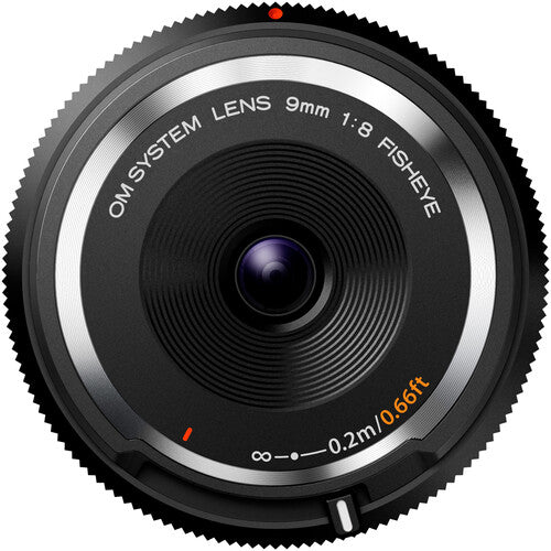 OM SYSTEM Fisheye 9mm f/8 Lente Fijo Micro Cuatro Tercios 140° Ángulo