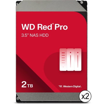 WD 2TB Red Pro 7200 rpm SATA III 3.5" Disco NAS Interno 4TB 64MB Cache