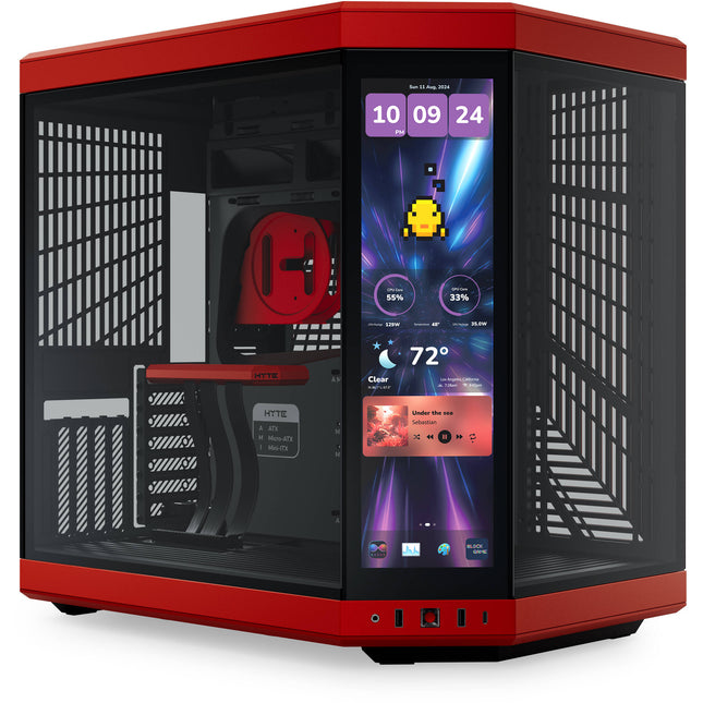 HYTE Y70 Touch Infinite Caja Mid-Tower Tamaño ATX Panel de Vidrio