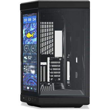 HYTE Y70 Touch Caja Mid-Tower con Pantalla Táctil 14.5" y Soporte ATX E-ATX M-ATX M-ITX