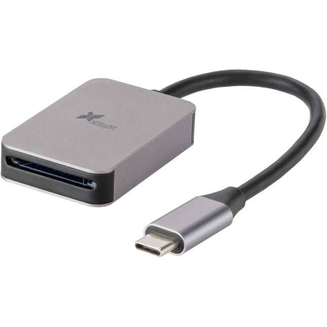 Xcellon CR-M5 Lector de tarjetas SD UHS-II USB-C Cable 7.9" aluminio
