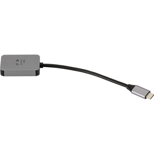 Xcellon CR-M5 Lector de tarjetas SD UHS-II USB-C Cable 7.9" aluminio