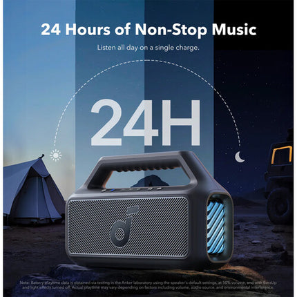 Soundcore by Anker Boom 2 Altavoz Bluetooth portátil 80W 24h batería negro