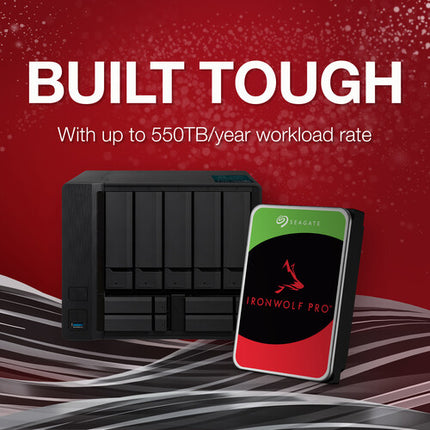 Seagate IronWolf Pro Disco Duro Interno NAS 24TB 7200 rpm SATA III 3,5"