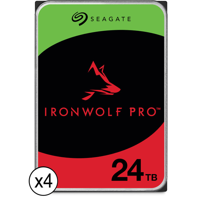 Seagate 24TB IronWolf Pro Discos Duros Internos NAS 7200 rpm SATA III 512MB Cache