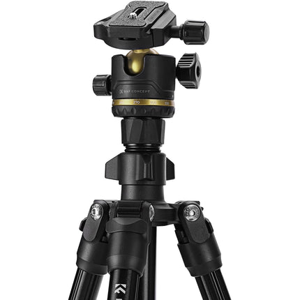 K&F Concept K234A3 Trípode de Magnesio para Viaje con Rango de Altura 21.7 a 70.1 Pulgadas y Soporte para Teléfono
