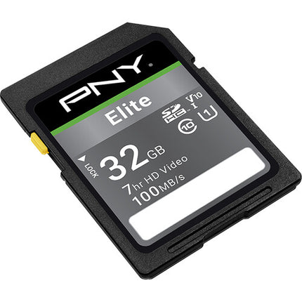 PNY 32GB Elite UHS-I Tarjeta de Memoria SDHC 5-Pack Clase 10 V10