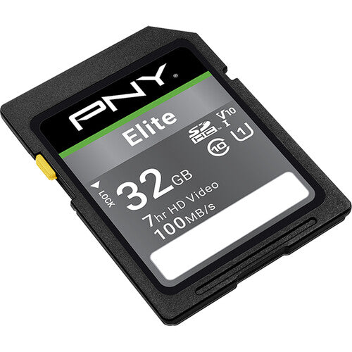 PNY 32GB Elite UHS-I Tarjeta de Memoria SDHC 5-Pack Clase 10 V10