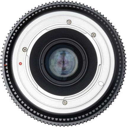 7Artisans 10mm T2.1 Hope S35 Lente Cine Canon RF con Apertura T22 y ISO 35mm