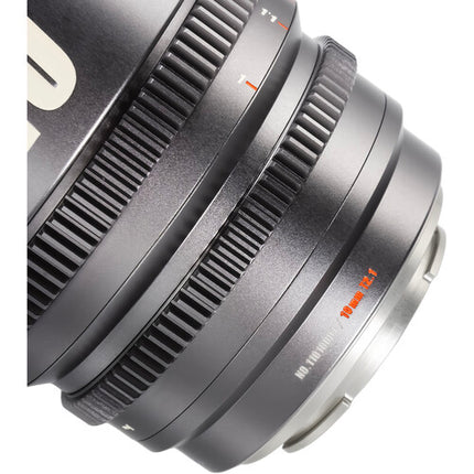 7Artisans Hope 10mm T2.1 S35 Lente Cine Micro Cuatro Tercios Titanio