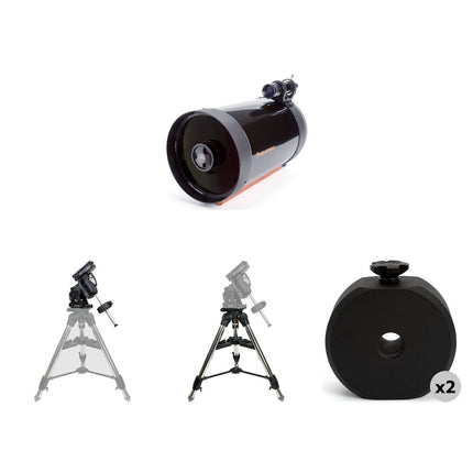 Celestron CGX-L Equatorial 1100 Telescopio Schmidt-Cassegrain 11" f/10 2800mm Tripode Acero inoxidable
