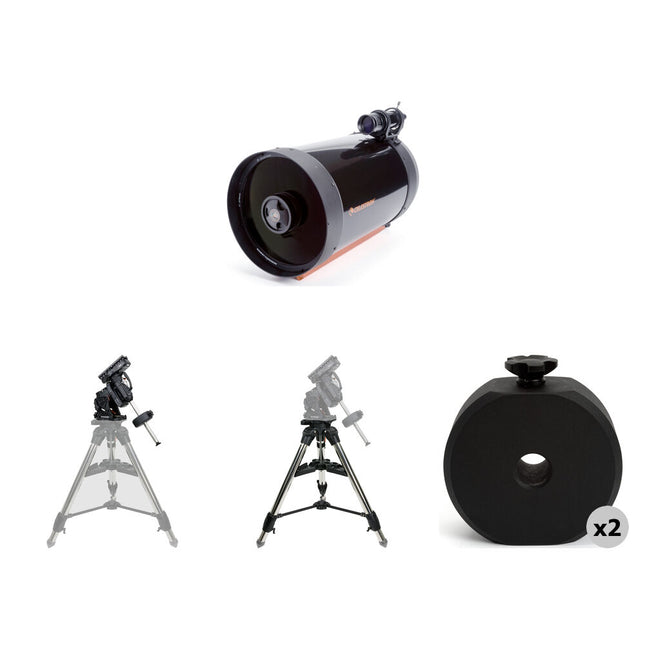 Celestron CGX-L Equatorial 1100 Telescopio Schmidt-Cassegrain 11" f/10 2800mm Tripode Acero inoxidable
