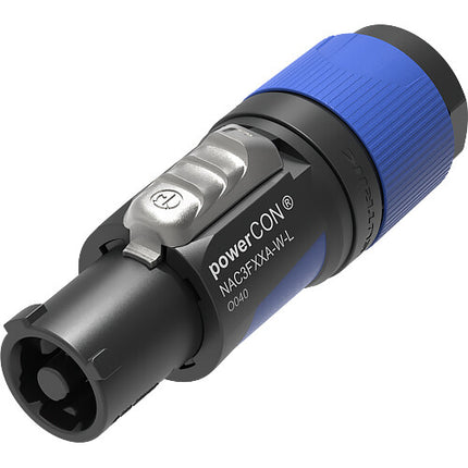 Neutrik NAC3FXXA-W-L Conector Power-Con Azul para Cables 10-16mm Lockable