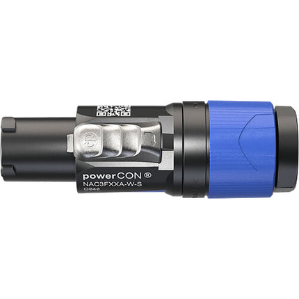 Neutrik NAC3FXXA-W-S conector de alimentación bloqueable para cables 6-12mm azul