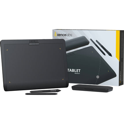 Xencelabs Pen Tablet Mediana Negra 10.33x5.8 Pulgadas 8192 Niveles Presión