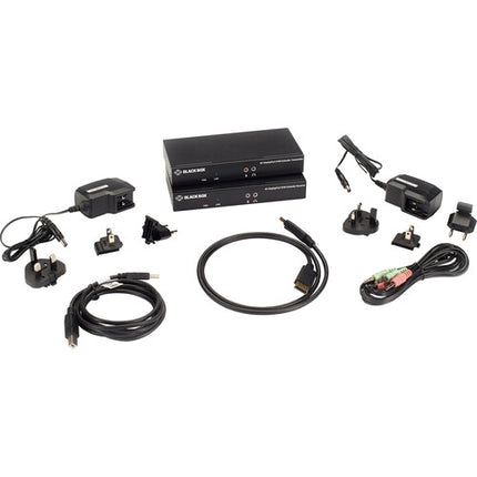 Black Box KVX Series Extensor KVM 4K 30Hz hasta 100m con USB y Audio