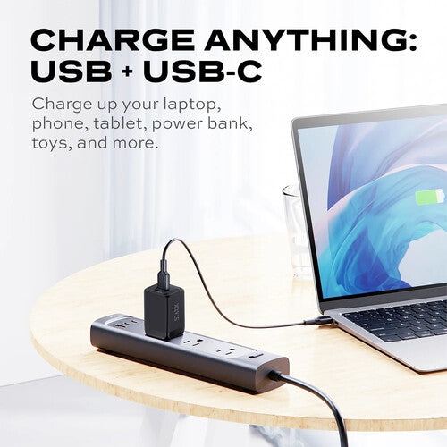Statik 48W Cargador de Viaje USB GaN 2 Puertos 45W USB-C 18W USB-A