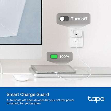 TP-Link Tapo P115 Enchufe Inteligente Wi-Fi Monitor de Energía 2.4 GHz Doble Pack