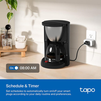 TP-Link Tapo P115 Enchufe Inteligente Wi-Fi Monitor de Energía 2.4 GHz Doble Pack