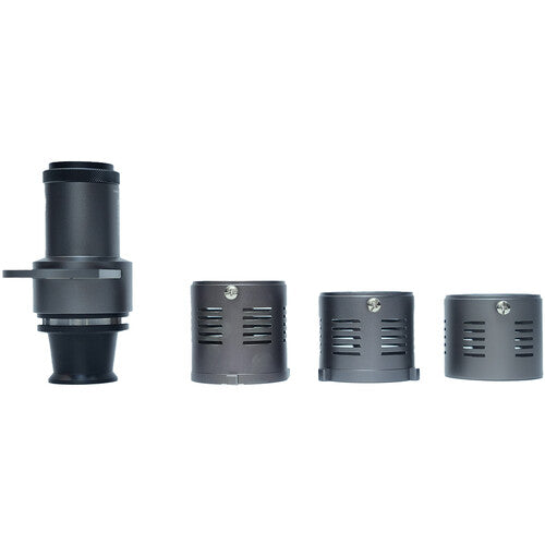 DigitalFoto Solution Limited Mini Snoot Proyector con 3 Monturas 2.5" y 35°