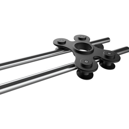 DigitalFoto Solution Limited 3 Ejes Plataforma Rotatoria 360° con Dolly Slider y Soporte hasta 20 kg
