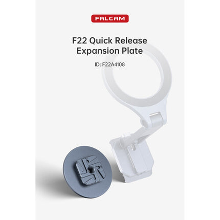 Falcam F22 Placa de Liberación Rápida Expansión con Rosca 1/4"-20 en Aluminio
