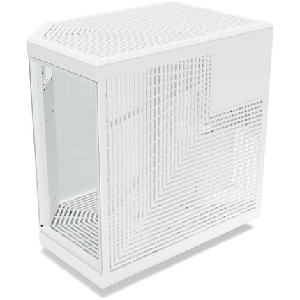 HYTE Y70 Touch Infinite Torre Media Snow White con Pantalla Táctil 14.5 Pulgadas y Soporte para GPUs de 16.6 Pulgadas