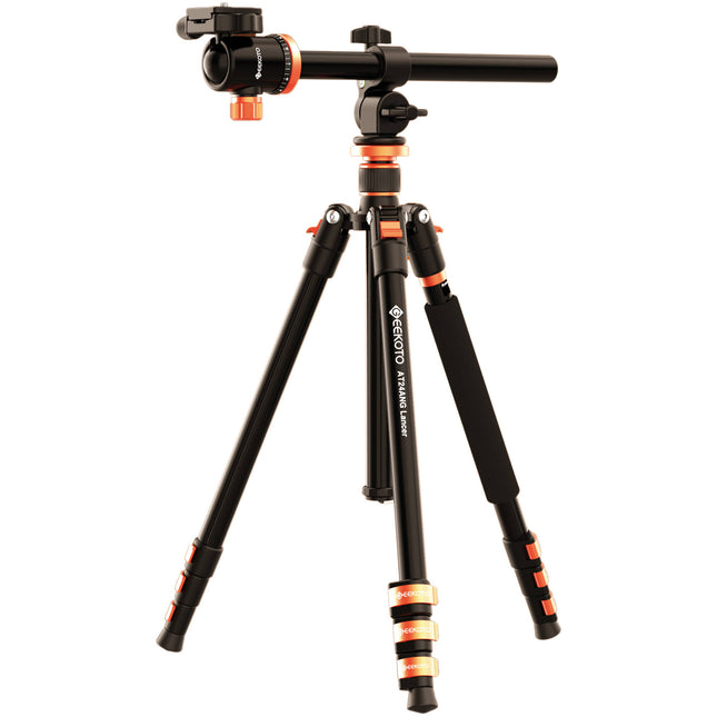 Geekoto AT24 ANG Trípode de Aluminio con Cabezal Esférico 76.8" y 17.6 lb capacidad