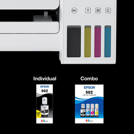 Epson T502 Botella de Tinta Amarilla EcoTank 70mL para Impresoras EcoTank