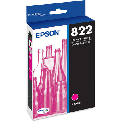 Cartucho de tinta magenta Epson T822 para impresoras WorkForce Pro WF-3820 WF-4820 WF-4830
