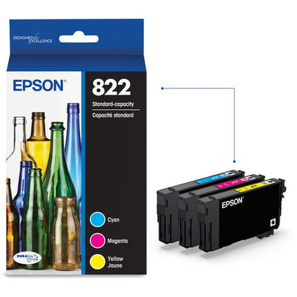 Epson T822 Pack de Cartuchos de Tinta Color Standard para WorkForce Pro