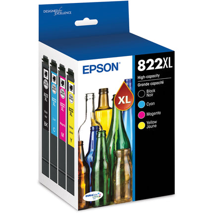Epson DURABrite T822XL Cartuchos de Tinta Alta Capacidad para Impresoras WorkForce