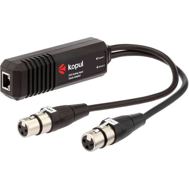 Kopul DAN-AIXF2 Adaptador de Entrada Analógica XLR 2 Canales 24-Bit 96 kHz