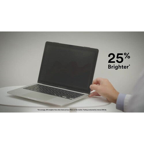 3M Bright Screen Filtro de Privacidad para MacBook Air M2 13" Anti-Reflejo y Reducción de Luz Azul